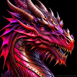 dragon clipart - pyroclast, a majestic and ancient dragon. 