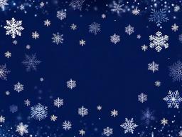 Blue Christmas Wallpaper-Deep blue with white snowflakes and holiday lights, perfect for a festive season  background wallpaper