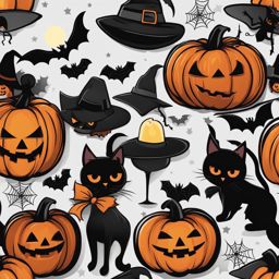 halloween clipart - setting a spooky tone. 