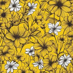 Yellow Background Wallpaper - aesthetic wallpaper yellow flowers  