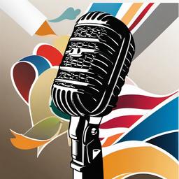 Microphone clipart - microphone representing public speaking  