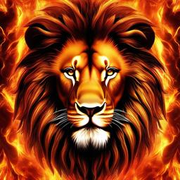 Lion Background Wallpaper - fire lion wallpaper hd 3d  