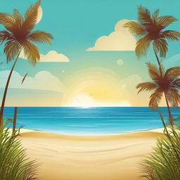 Beach background - beach background clipart free  