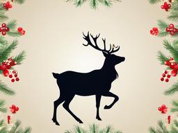 Christmas Reindeer Background  