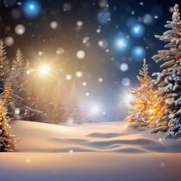 Snow Background Wallpaper - christmas lights snow background  