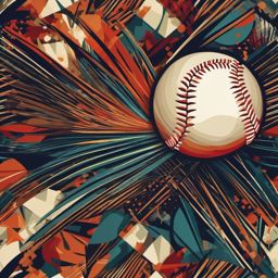 Baseball Wallpaper - Baseball Game Action wallpaper, abstract art style, patterns, intricate