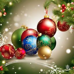 Christmas Background Wallpaper - christmas ornament background  