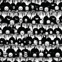 Black And White Horror Wallpaper  ,desktop background wallpaper