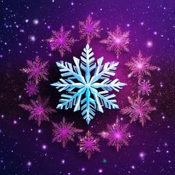 Glitter background - snowflake glitter background  