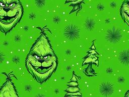 Grinch Green Background  