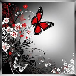 Butterfly Background Wallpaper - beautiful black and red butterfly wallpaper  
