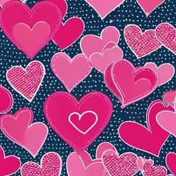 Heart Background Wallpaper - heart background preppy  