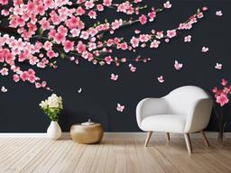 Flower Background Wallpaper - cherry blossom wall paper  