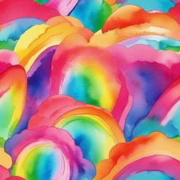 Rainbow Background Wallpaper - rainbow watercolor background free  