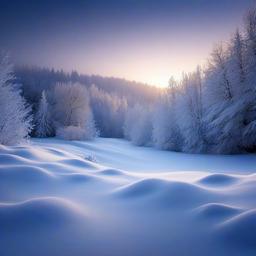 Winter background wallpaper - snow covered background  