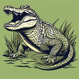 Alligator  clipart