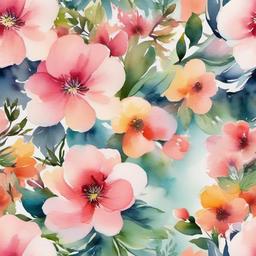 Flower Background Wallpaper - watercolor background flowers  