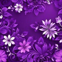 Purple Background Wallpaper - purple floral background  