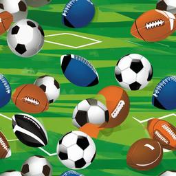 Sport clipart - football on the grass  vector clipart