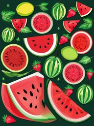 Watermelon  clipart