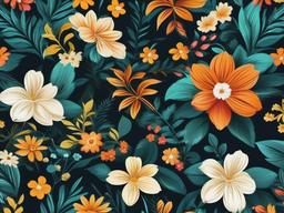 Summer Floral Wallpaper  background