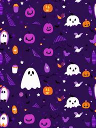 Halloween Background Wallpaper - cute purple halloween wallpaper  