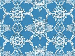 Background Blue And White-Light blue background with white floral lace details  background wallpaper