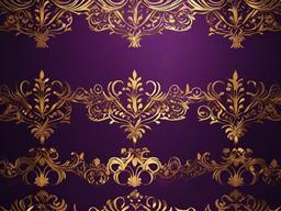 Purple Gold Background - Deep purple with golden accents for an elegant aesthetic.  background wallpaper