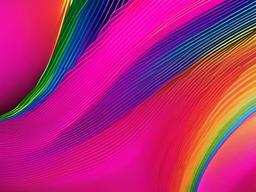 Pink Rainbow Background  