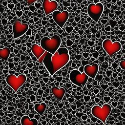 Heart Background Wallpaper - red heart wallpaper black  