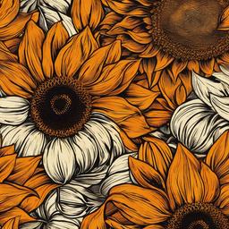 Sunflower Background Wallpaper - orange sunflower background  