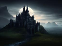 Evil Castle Background  ,desktop background wallpaper