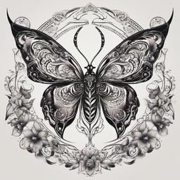 taurus butterfly tattoo  