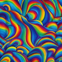 Rainbow Background Wallpaper - rainbow blue background  