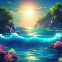 Ocean Background Wallpaper - sea background animated  