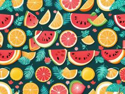 Summer Pattern Wallpaper  background