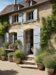discover the charm of a french provincial village, with stone cottages and rustic charm. 