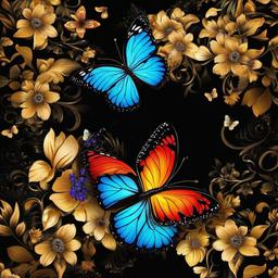 Butterfly Background Wallpaper - butterfly wallpaper with black background  