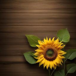 Wood Background Wallpaper - sunflower wood background  