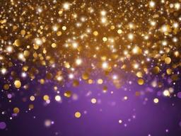 Purple And Gold Sparkle Background  