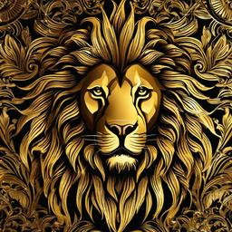 Lion Background Wallpaper - gold lion wallpaper  