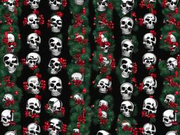 Skull Christmas Wallpaper  