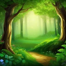 Forest Background Wallpaper - magic forest background  