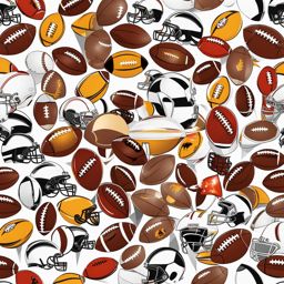 football clipart - football design for sports-related graphics. 