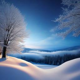 Winter background wallpaper - snowy sky background  