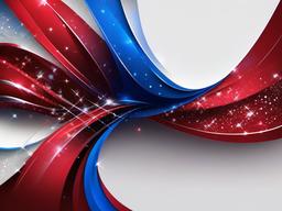 Red White And Blue Sparkle Background  