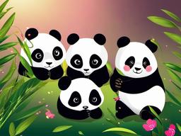 Panda Wallpaper Cute - Adorable pandas on screen  ,desktop background wallpaper