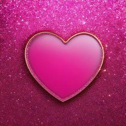 Glitter background - pink heart glitter background  