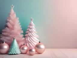 Pastel Christmas Background  