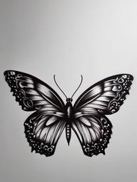 medium butterfly tattoo  